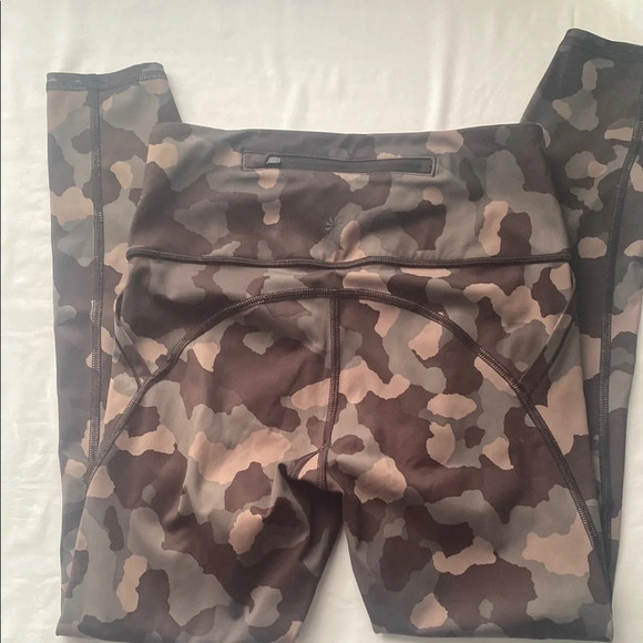 Athleta Gray & Brown high -Waist Leggings - Picture 6 of 11